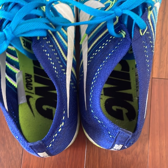 Nike Racing Running Shoe- bright aqua and blue size 12 - Picture 6 of 6